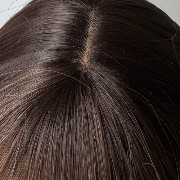 Brown long Wavy Highlights Wig - Picture 6 of 6